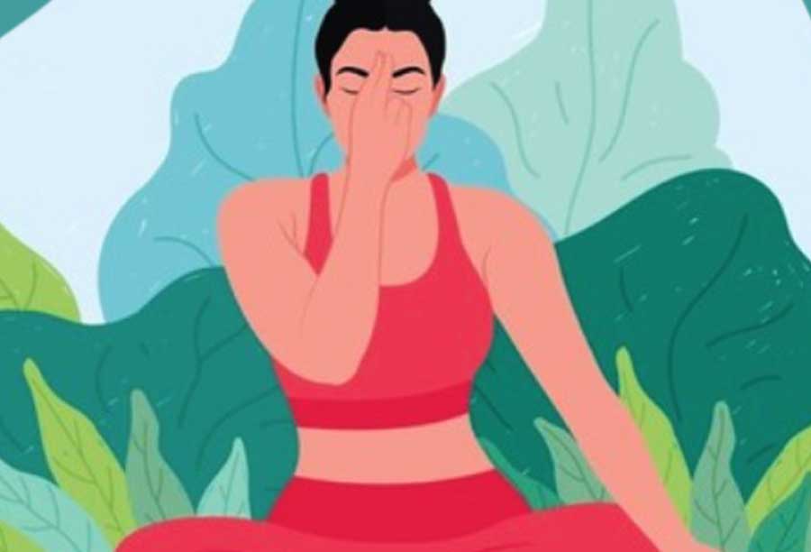 alternate nostril breathing