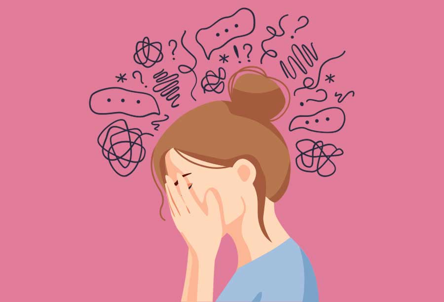 feeling of overwhelm or restlessness
