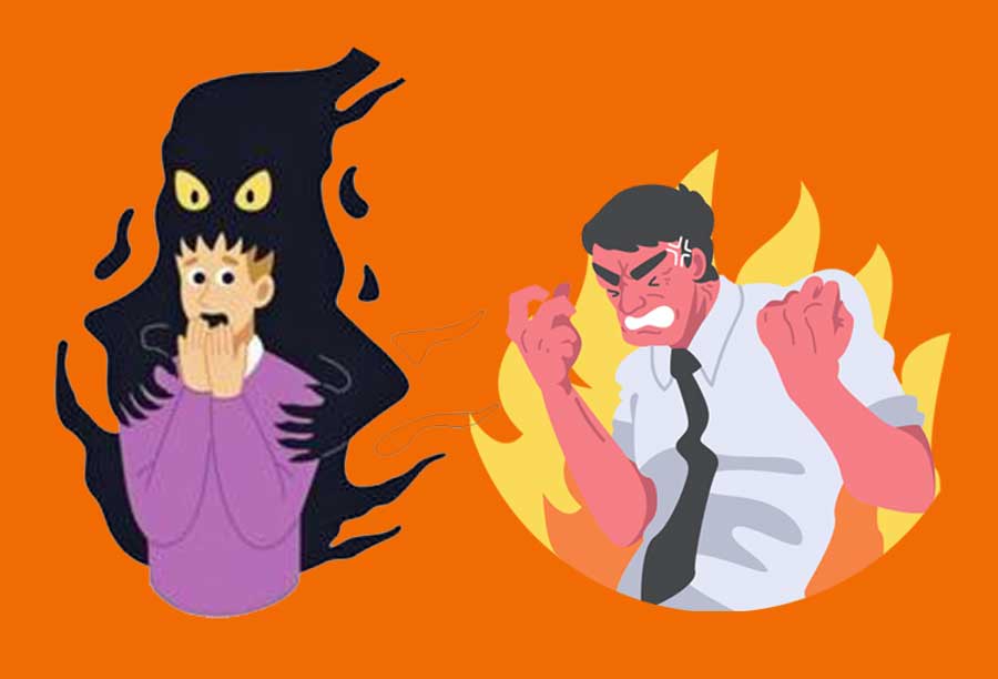 constant anger or endless fear